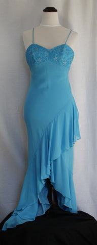 Tiffany Blue Beaded "Salsa" Frock