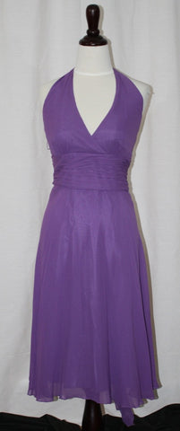 Purple Chiffon Halter