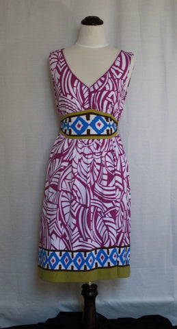 Bohemian Stretch Jersey Print Day Dress