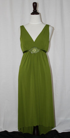 Olive Hi-Lo Hem Dress