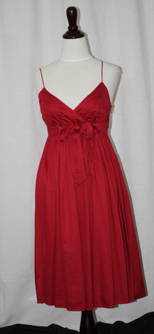 Red Empire Day Dress