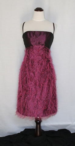 Merlot Feather Frock